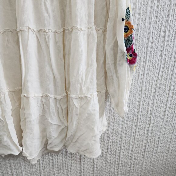 Free People Spell on You Embroidered Keyhole Dress Women's Size Small - Picture 5 of 15